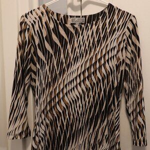 JM Collection 3/4 Sleeve Top